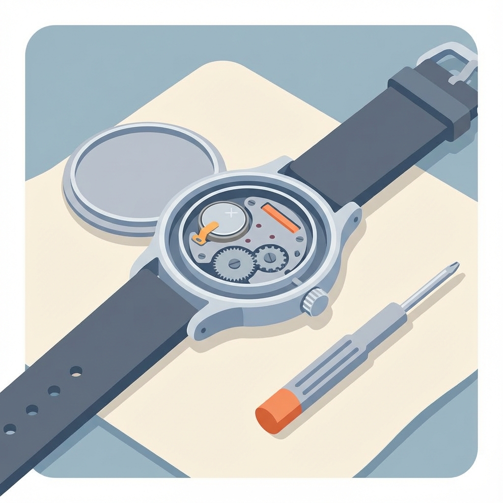 腕時計の電池交換